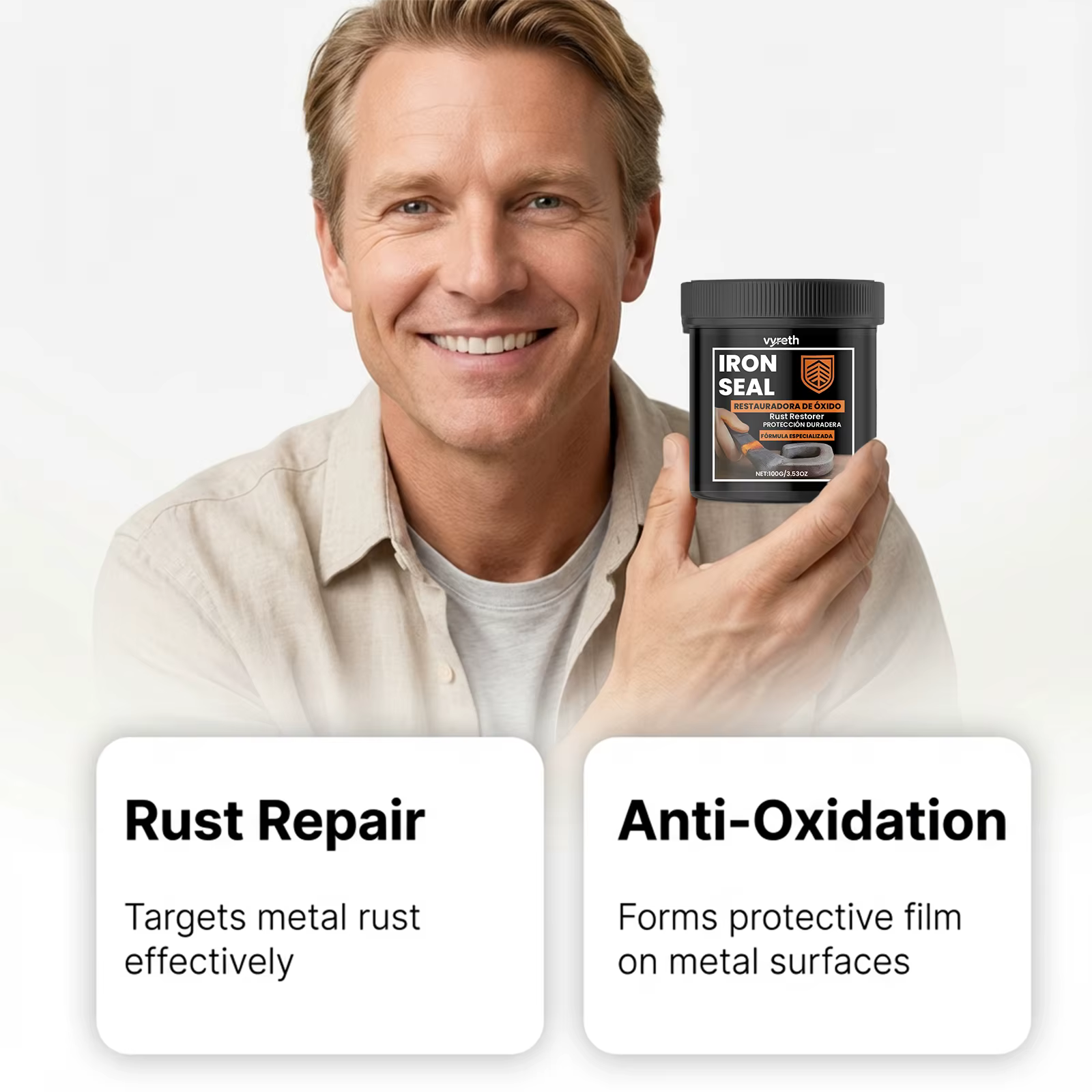 Convertisseur de Rouille et Peinture de Base pour Métaux – Revêtement Inhibiteur de Corrosion pour l'Automobile