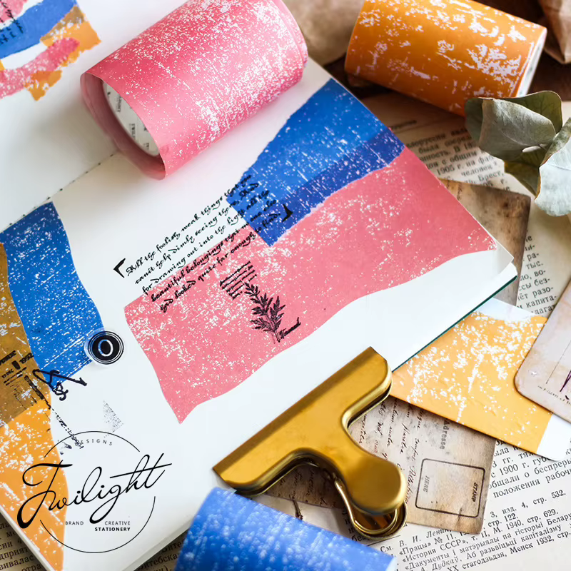 Ruban Washi large pour scrapbooking