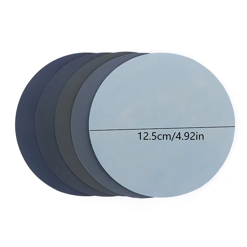 Pack de 15/25 disques de papier de verre de 5 pouces avec grains 1000 à 5000 pour le ponçage humide ou sec