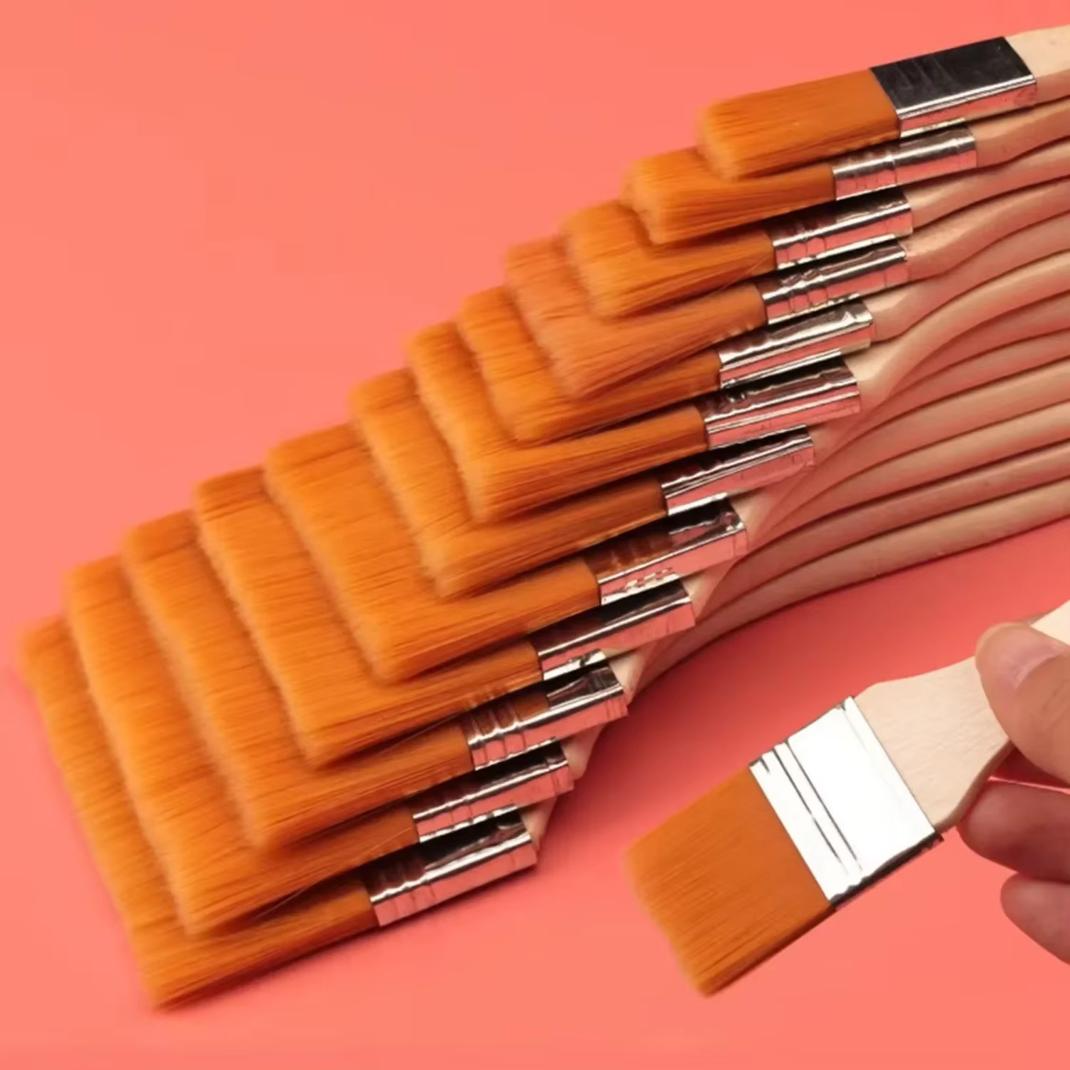 Ensemble de pinceaux à peinture en Nylon