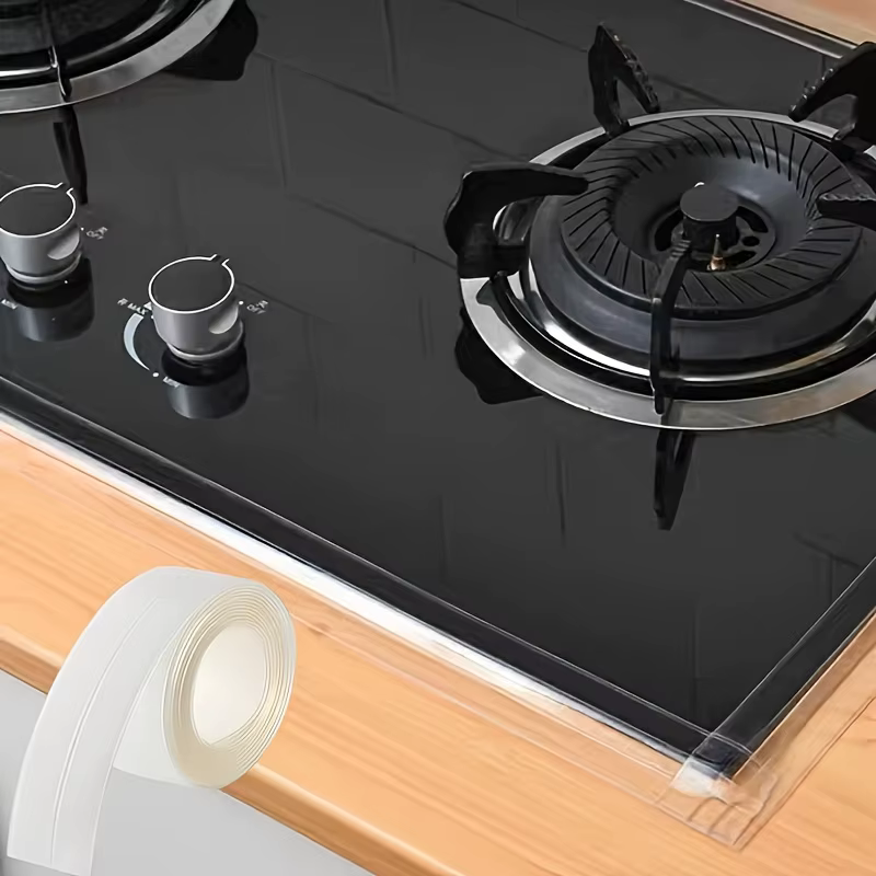 Ruban d'étanchéité transparent imperméable de 10 m | Idéal pour les comptoirs de cuisine et de salle de bain