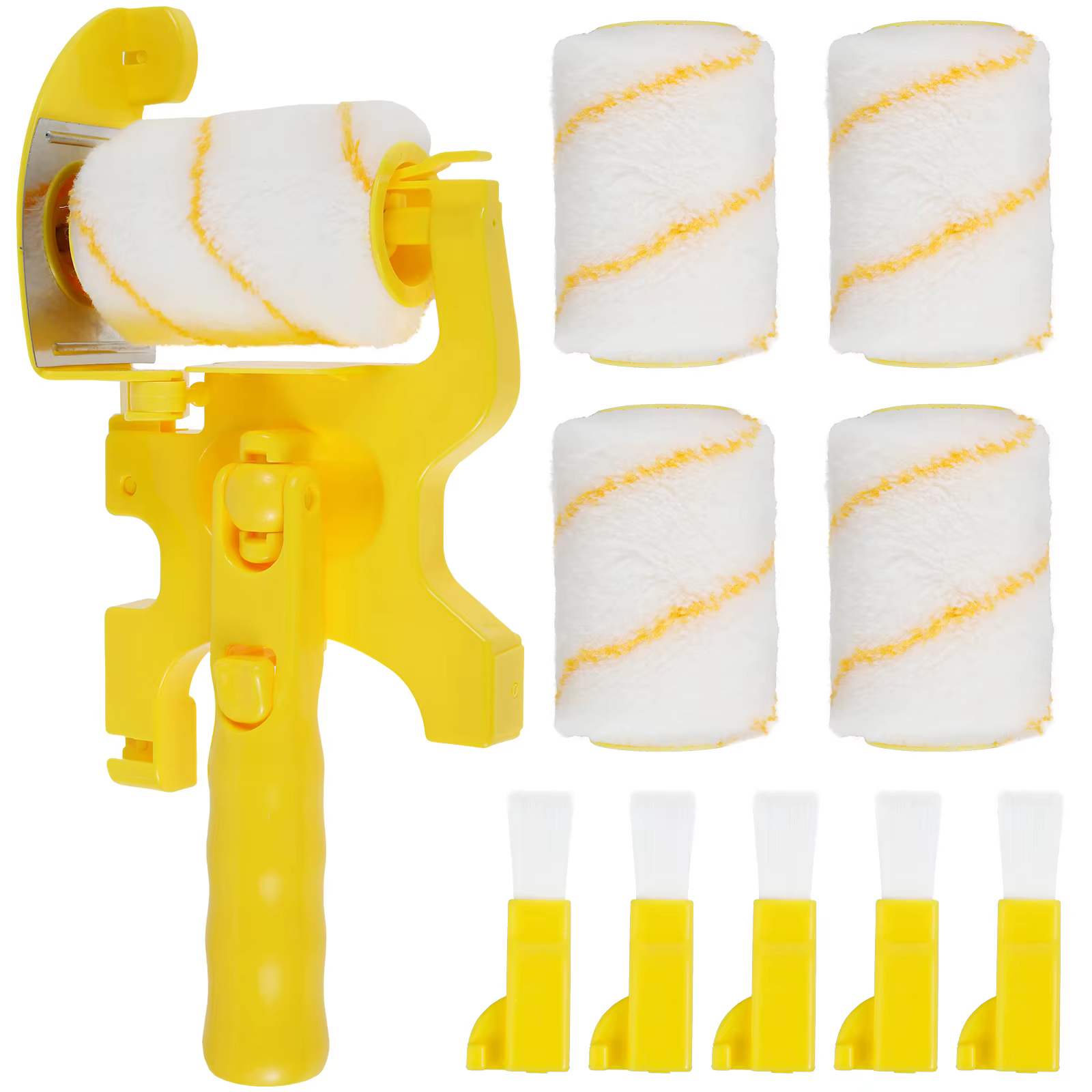 Kit de pinceaux à rouleau de coupe-bordure de peinture