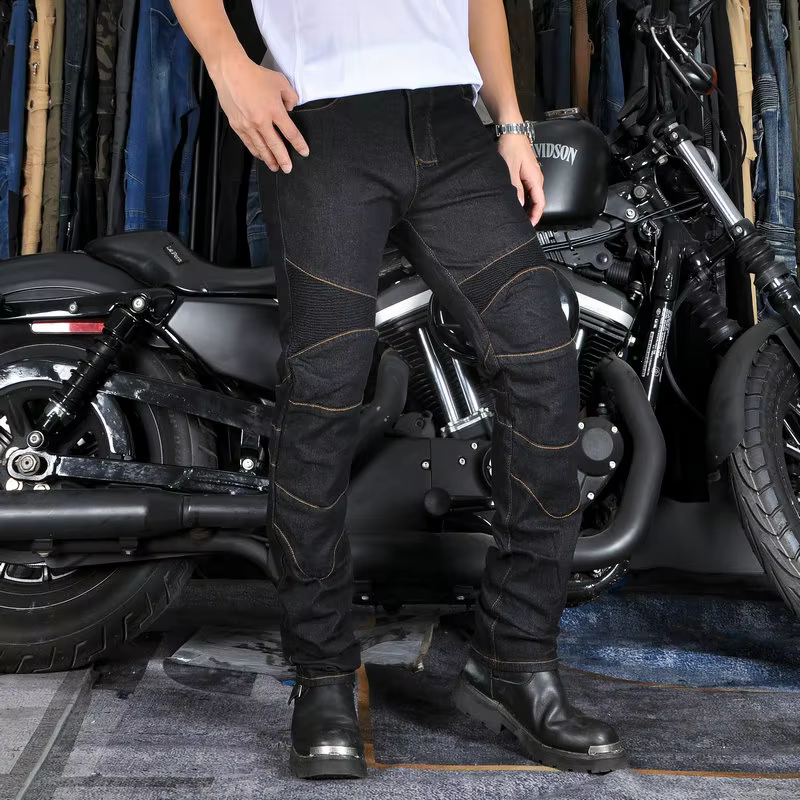 Pantalon de moto pour homme, jean de moto, équipement de protection, randonnée, VTT, fjocross