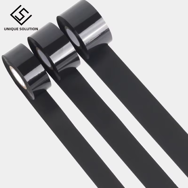 Ruban thermique de Machine d'impression de ruban 30*100m, accessoire d'imprimante de Code de Date noir 25mm 30mm 35mm de largeur pour DY-8 HP-241B