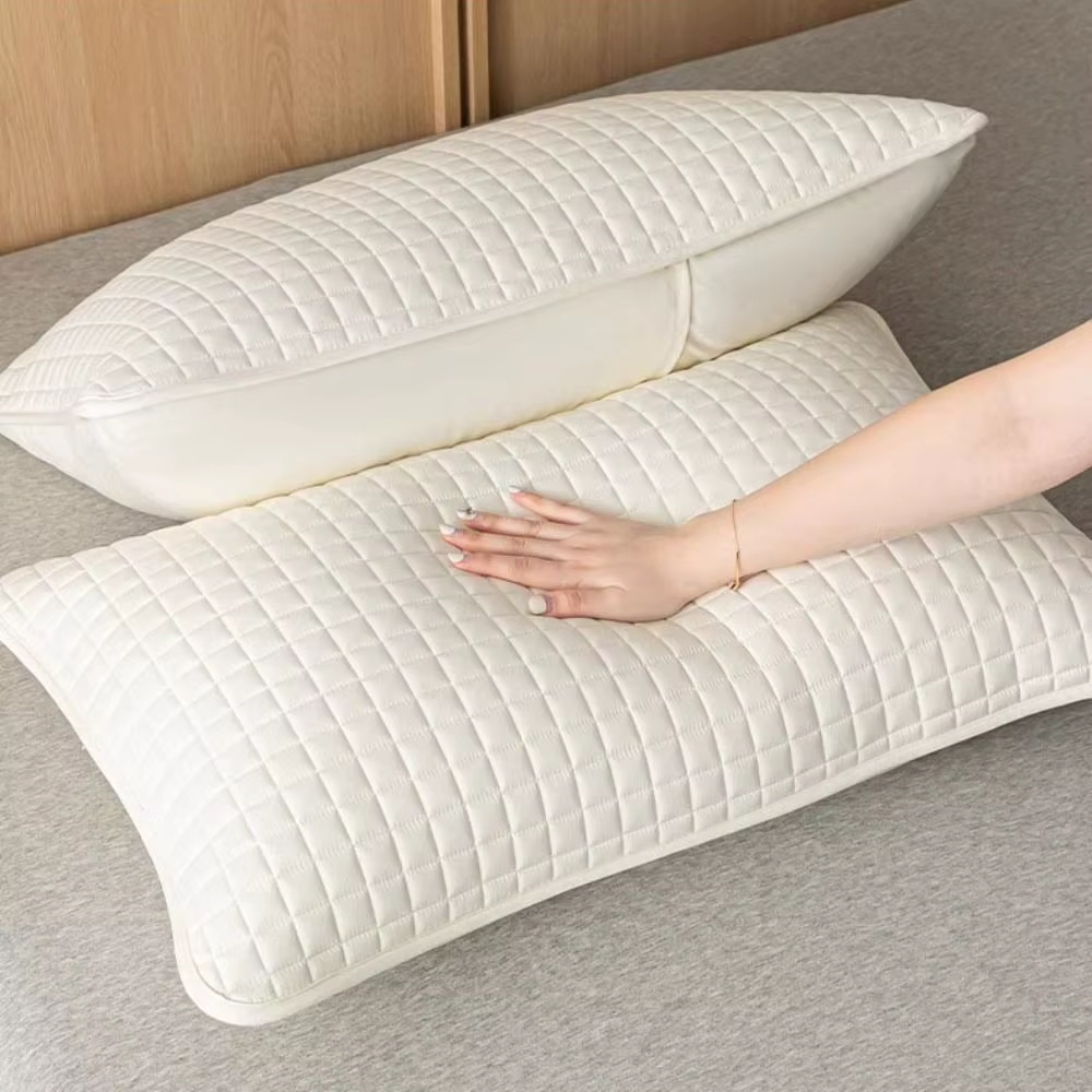 Housse de coussin en coton, couche d'isolation, Anti-acariens, taie d'oreiller, protecteur, Anti-transpiration, huile de tête, protection du noyau, pour la maison