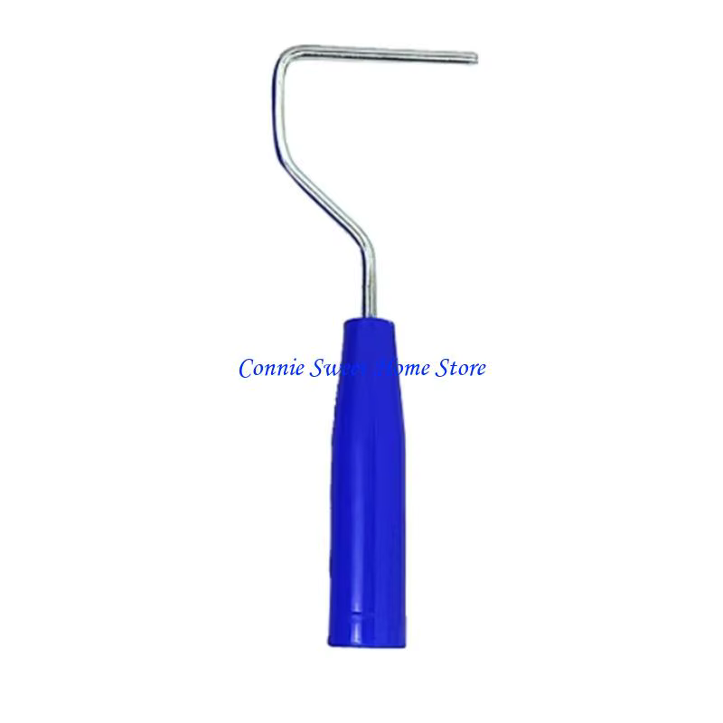 LXAF 4 pouces mousses rouleau brosses bleu rayure