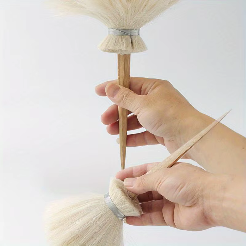 1 pinceau en bambou pour poterie céramique