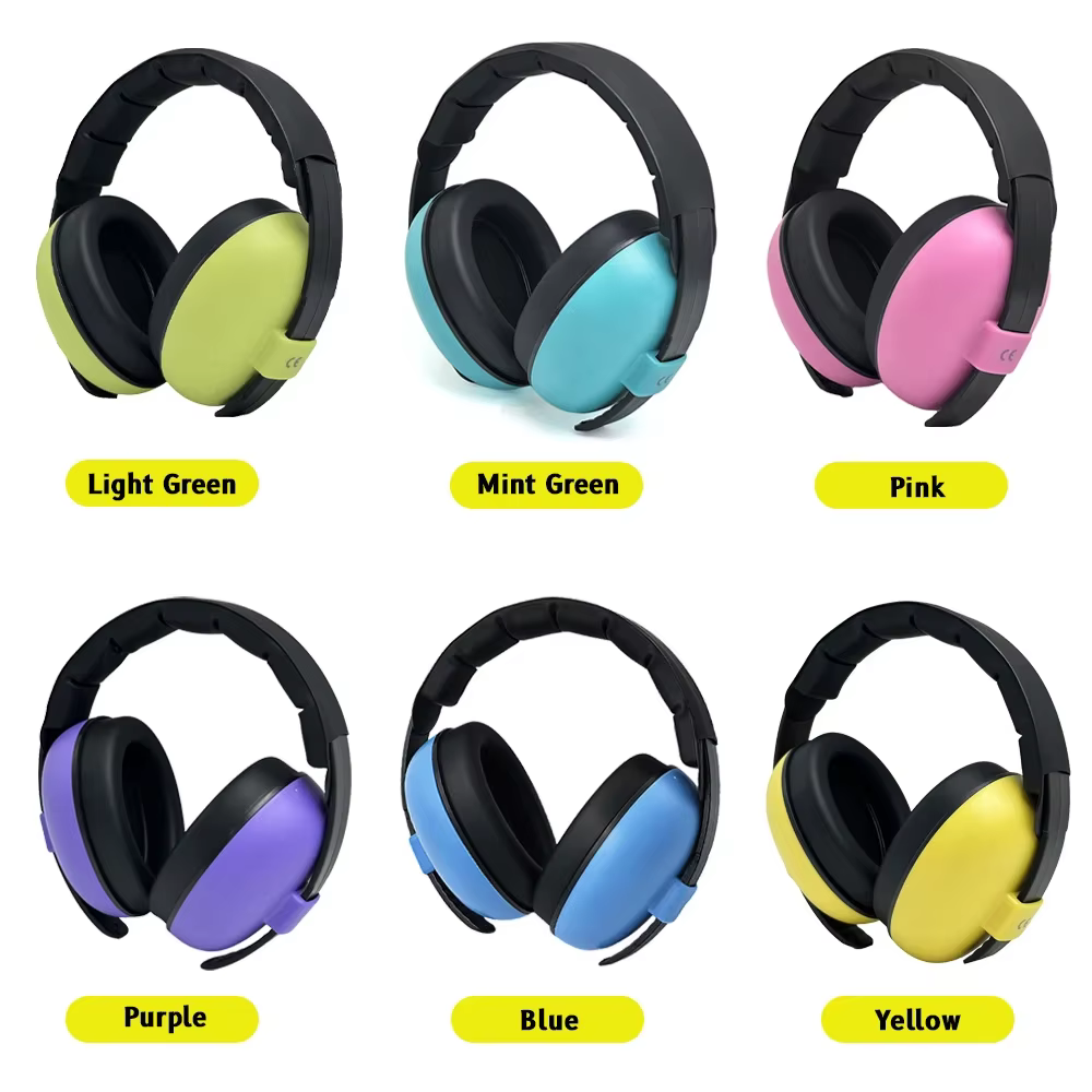 Protection auditive pour bébé, casque anti-bruit de haute qualité, design convertible 2 en 1, réduction du bruit pour nourrissons, améliore le sommeil