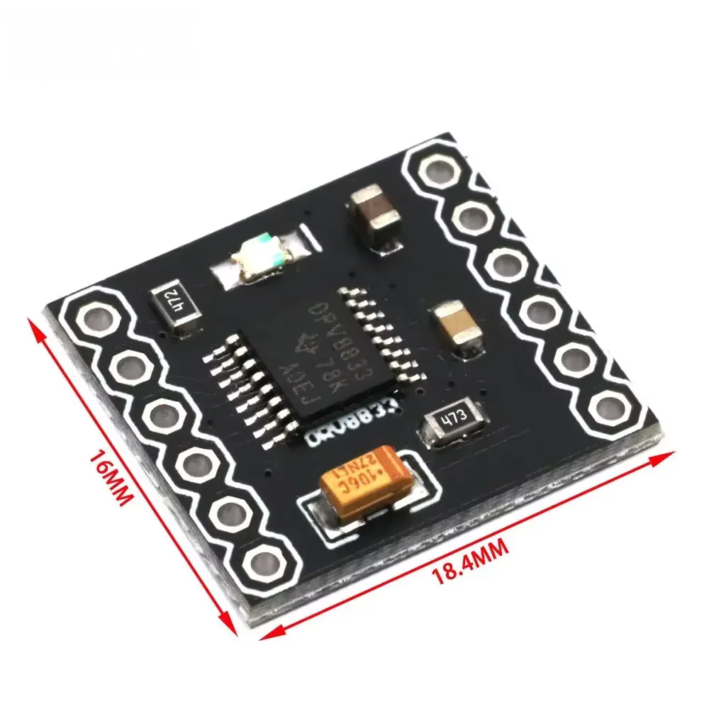 Carte de pilote de moteur DRV8833 2 canaux 1,5 A (3 V-10 V) pour moteurs DC/passe-pass, pont en H et protection contre les surintensités