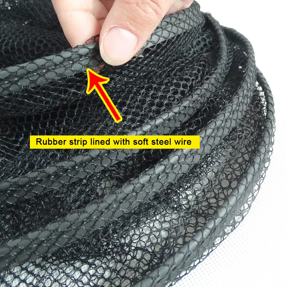 Panier pliable de protection pour poissons, sac à poissons à fond plat et à ouverture large, filet simple pour attraper poissons, crevettes, homards, anguilles