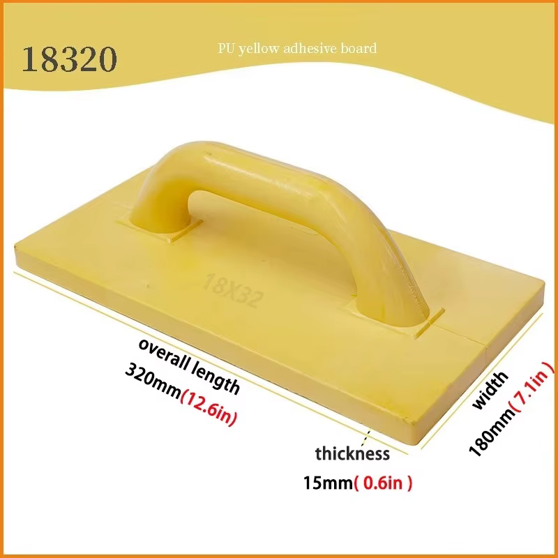 Planche de plâtrage en polyuréthane (PU) pour truelle plate