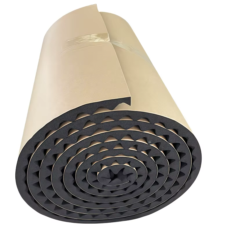 Panneaux noirs d'épaisseur de coton d'isolation insonorisante auto-adhésifs haute densité pour murs isolation d'insonorisation pour voiture