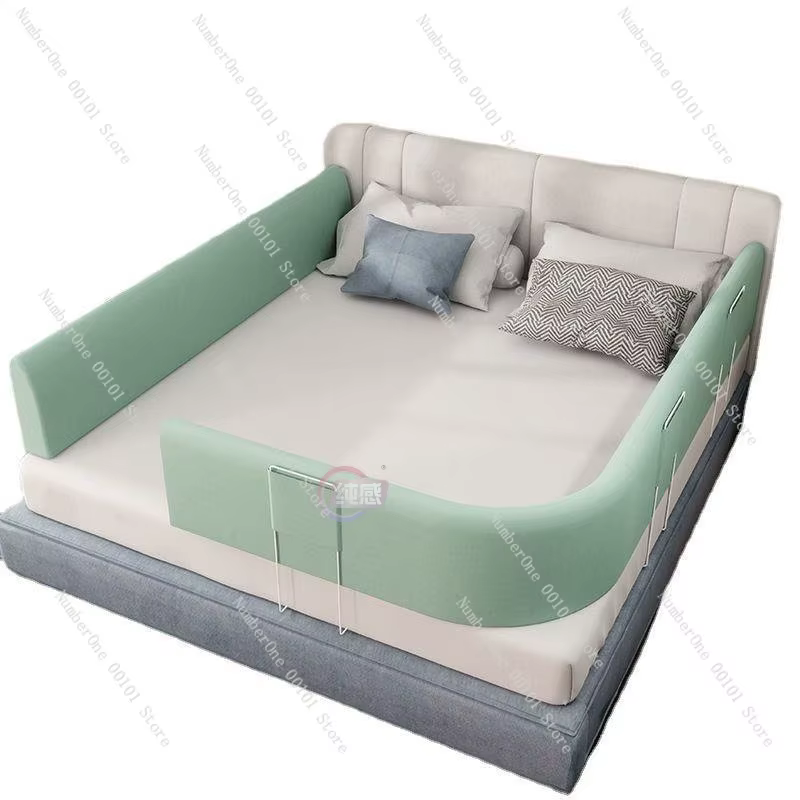Garde-corps Anti-collision de sécurité pour bébé, emballage universel souple, Protection multi-faces pour bord de lit de bébé, prévention des chutes pour bébés