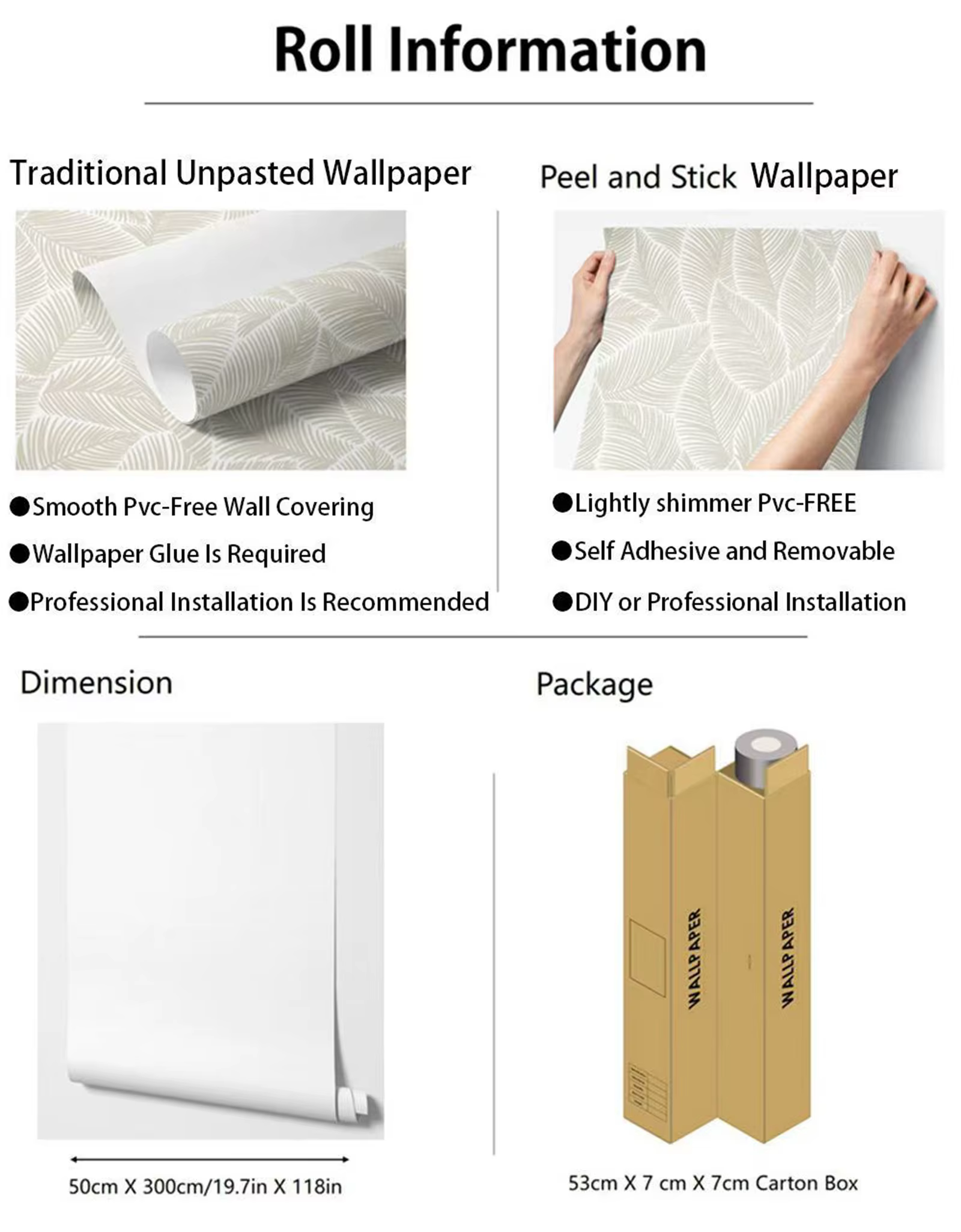 Papier peint régulier à rayures noires et blanches