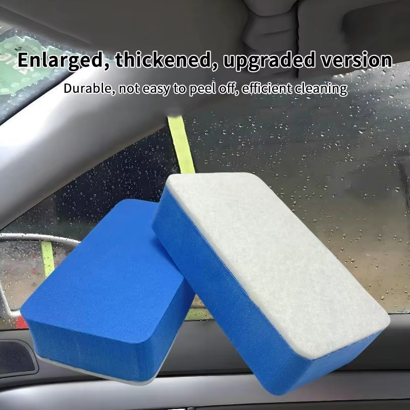 Lot de 10 brosses en feutre de laine pour le polissage et le nettoyage des films de protection de vitres de voiture et la clarté du pare-brise