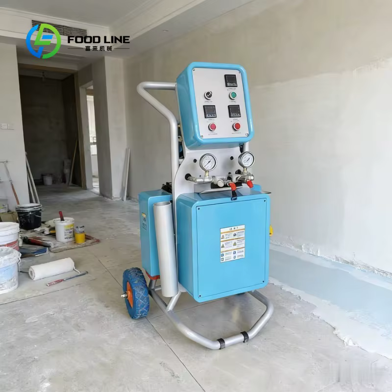 Machine de pulvérisation de revêtement en polyuréthane et polyurée de style nouveau personnalisé pour l'isolation des murs et l'étanchéité des toits