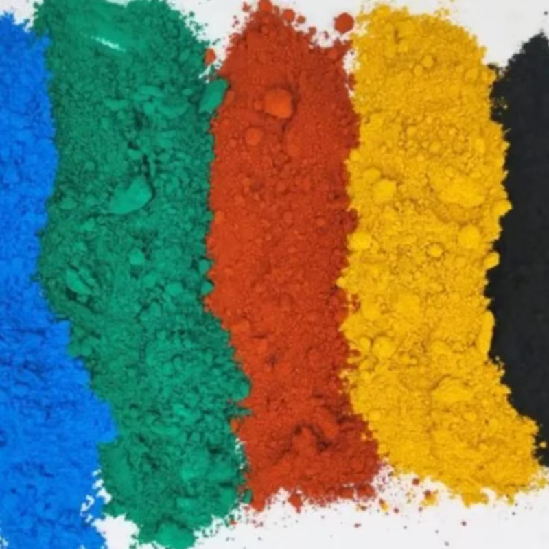 Poudre de Pigment d'oxyde de fer colorée