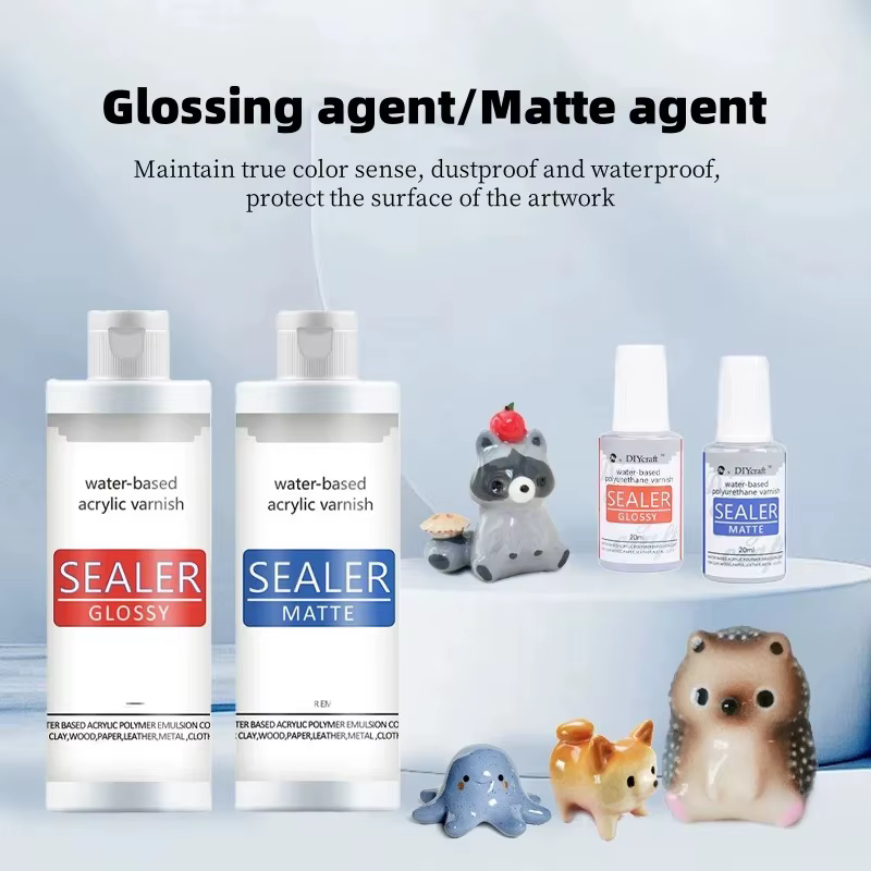 Revêtement brillant mat à base d'eau