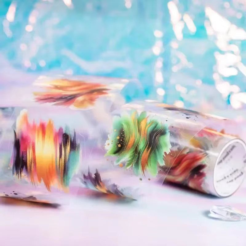 Rouleau de ruban adhésif en l'horloge coloré pour scrapbooking
