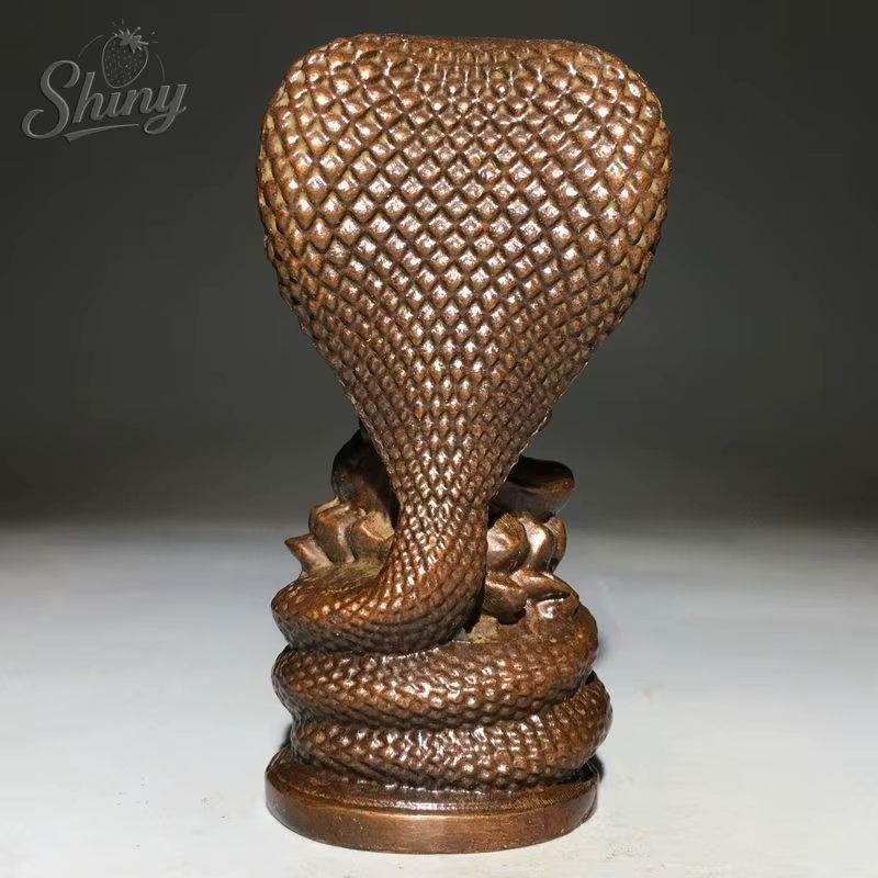 Statue de Bouddha antique protégée par Naga, sculpture bouddhiste vintage, décoration spirituelle pour la méditation et le sanctuaire domestique, protection spirituelle