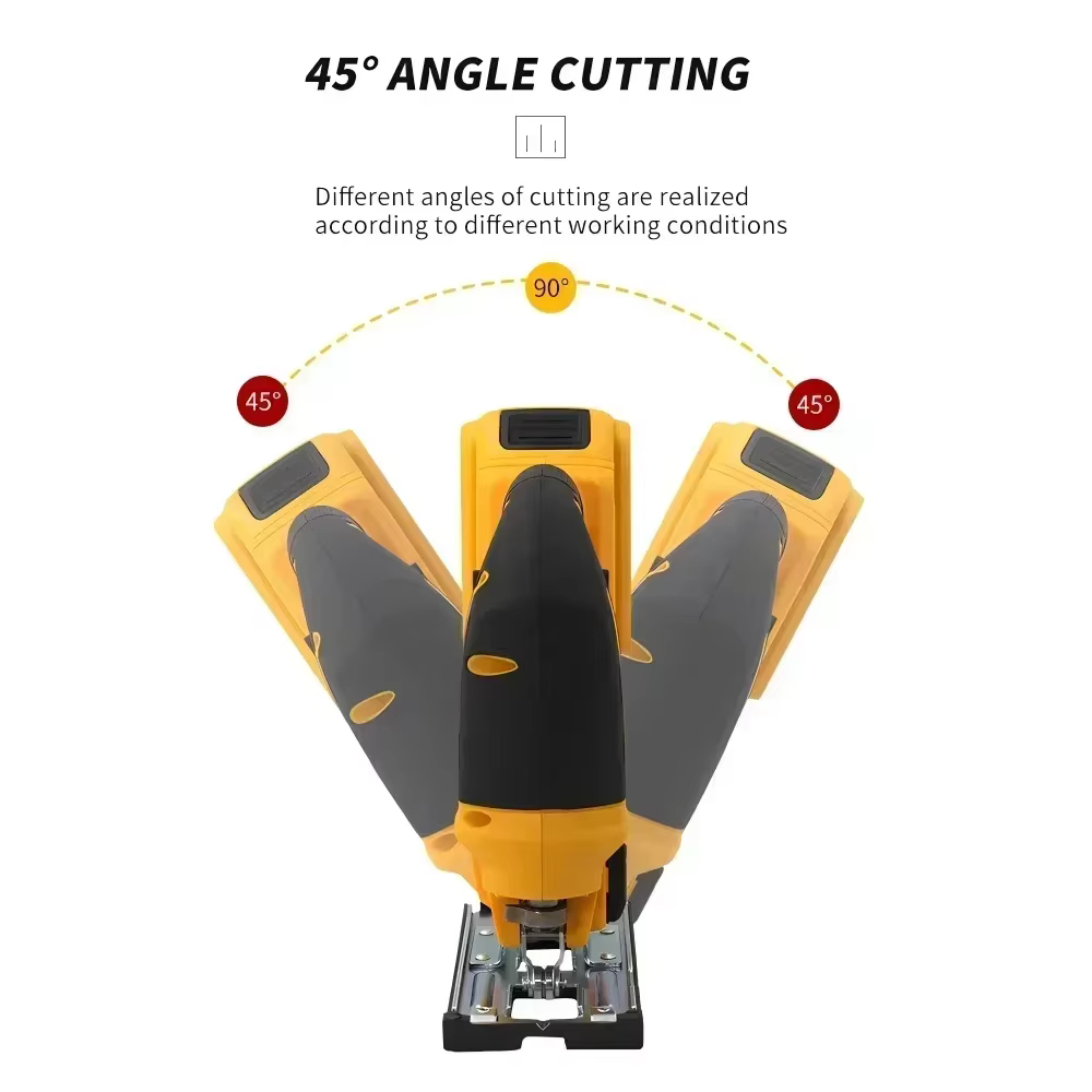 Scie sauteuse sans fil Dewalt Brushless Curve Saw 20V, outil électrique multifonction portable et réglable pour le travail du bois (machine uniquement)