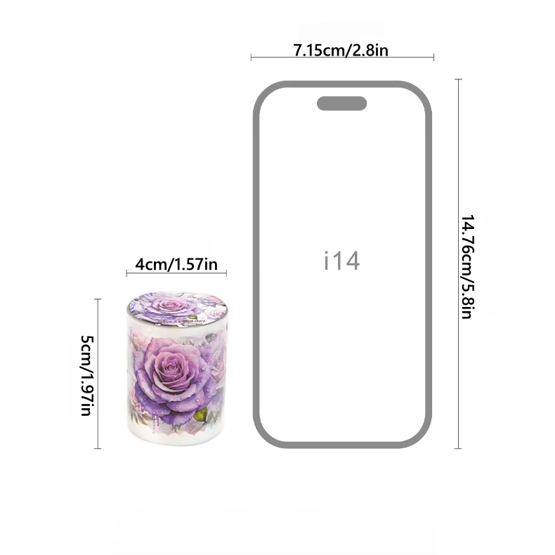 8 rouleaux/pack - Ensemble de rubans floraux - Ruban floral