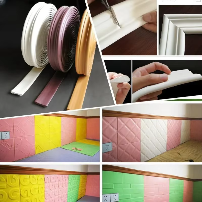 Rouleau de ligne de garniture murale 3D