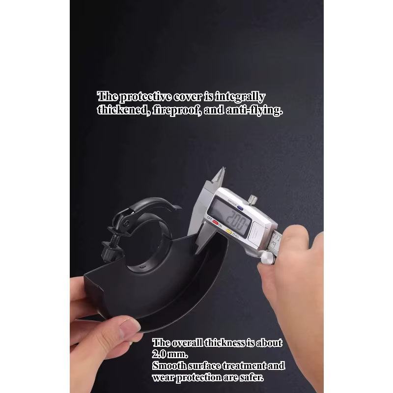 Couvercle de protection pour meuleuse d'angle, couvercle de protection épaissi anti-poussière pour meuleuse d'angle de type 100 et 115, accessoires pour meuleuse d'angle