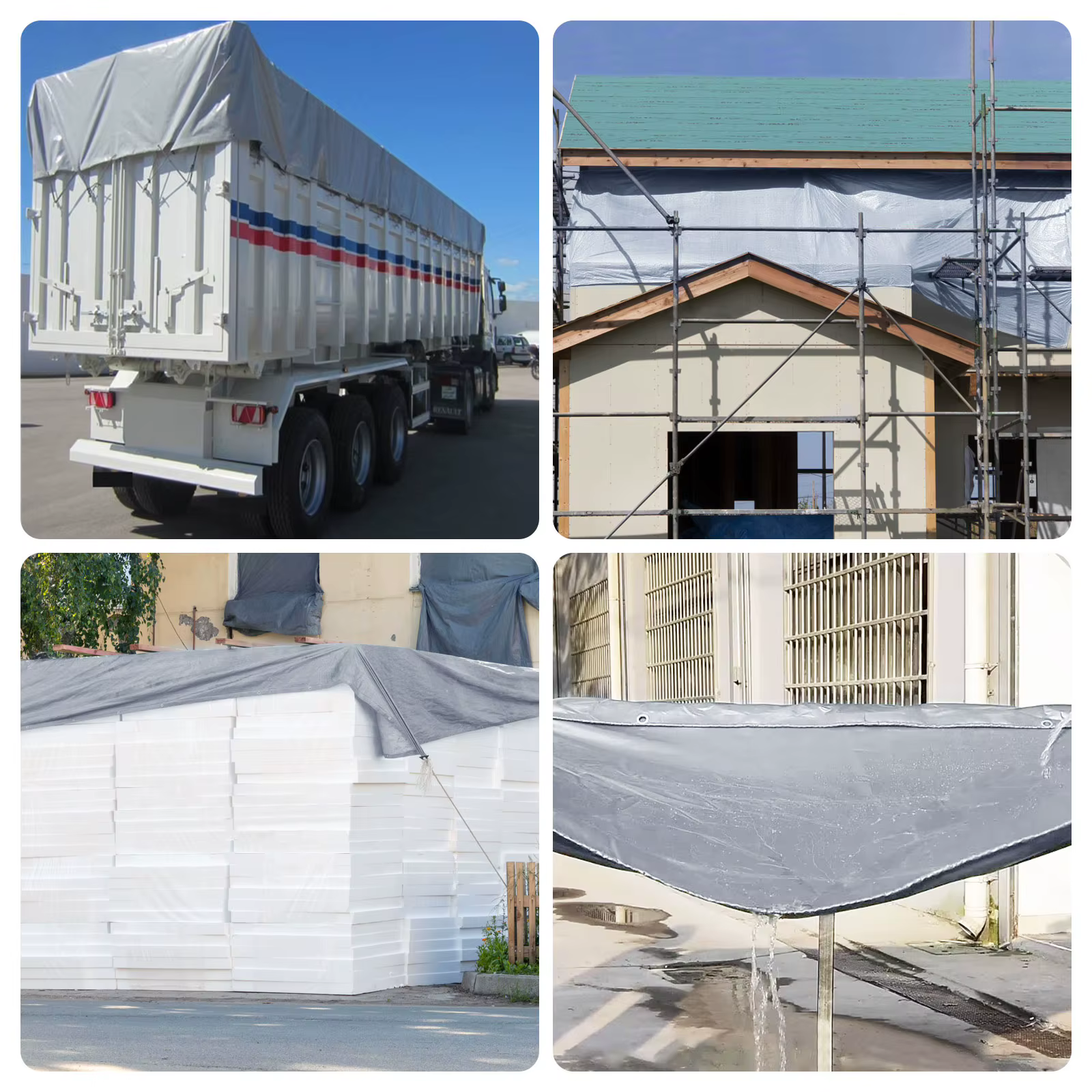TarLII-Couverture de bâche en PVC extra imperméable