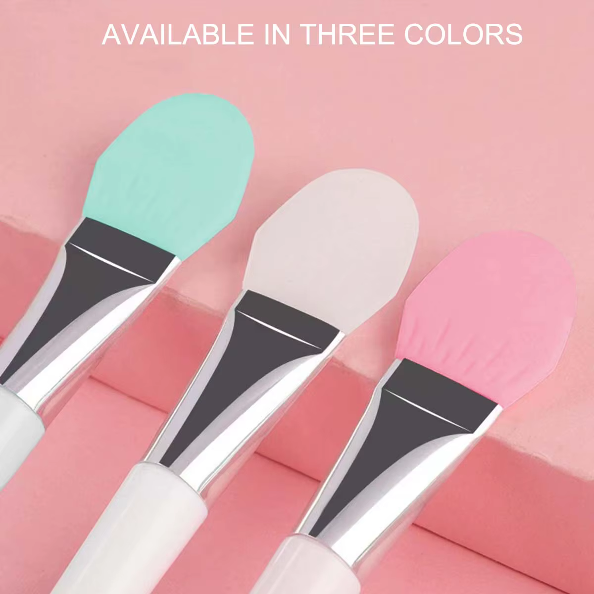 Pinceau de masque en silicone à double extrémité