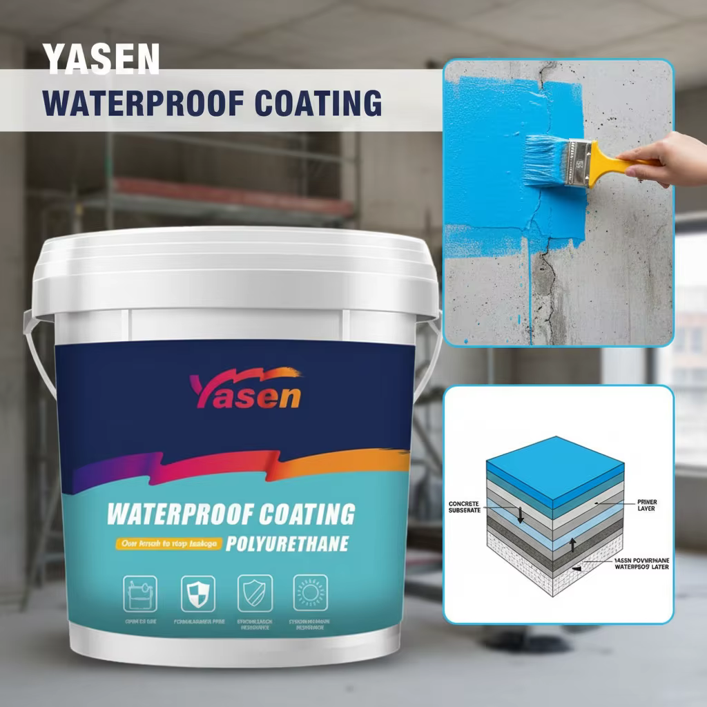 Revêtement imperméable en polyuréthane à base d'eau