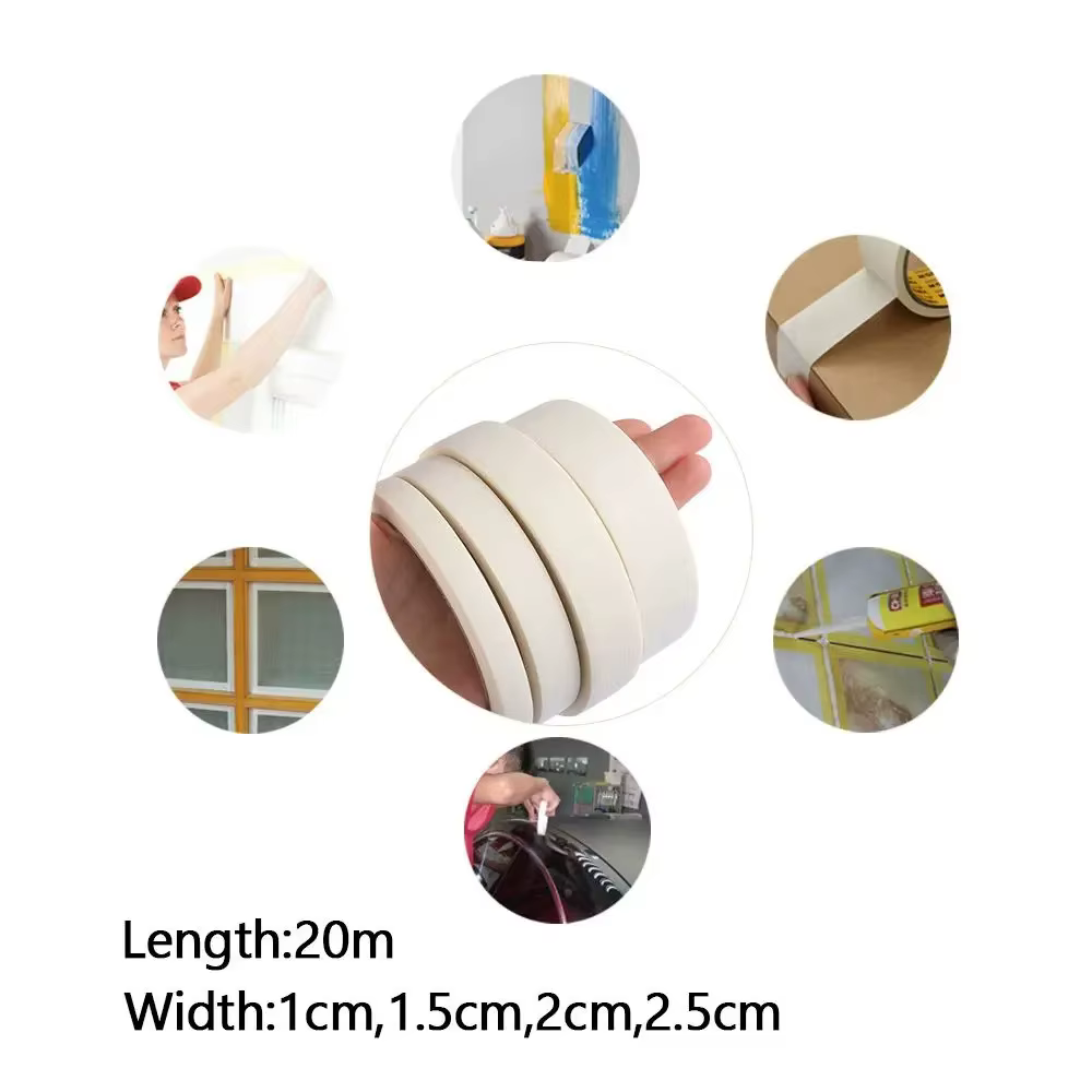 Ruban de masquage simple face haute adhérence de 20 m