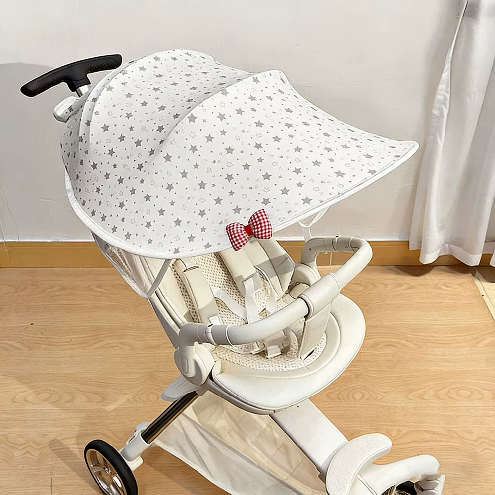 Pare-soleil universel pour poussette de bébé, protection solaire complète, protection contre les rayons ultraviolets, parapluie solaire pour poussette d'enfant