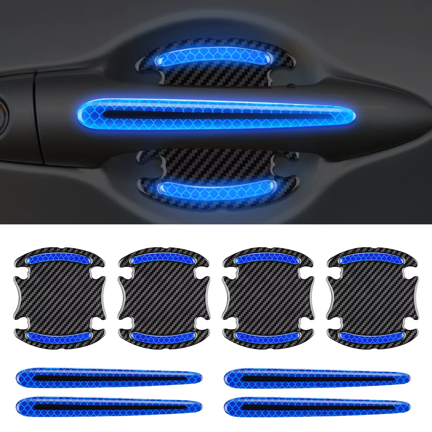 Autocollant de protection anti-rayures pour porte