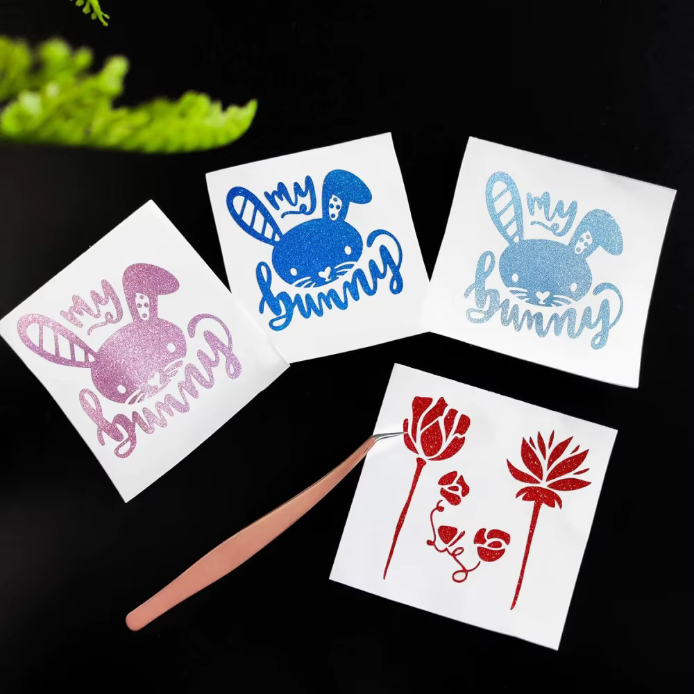 1 rouleau de vinyle adhésif à paillettes intelligentes pour Cricut Joy