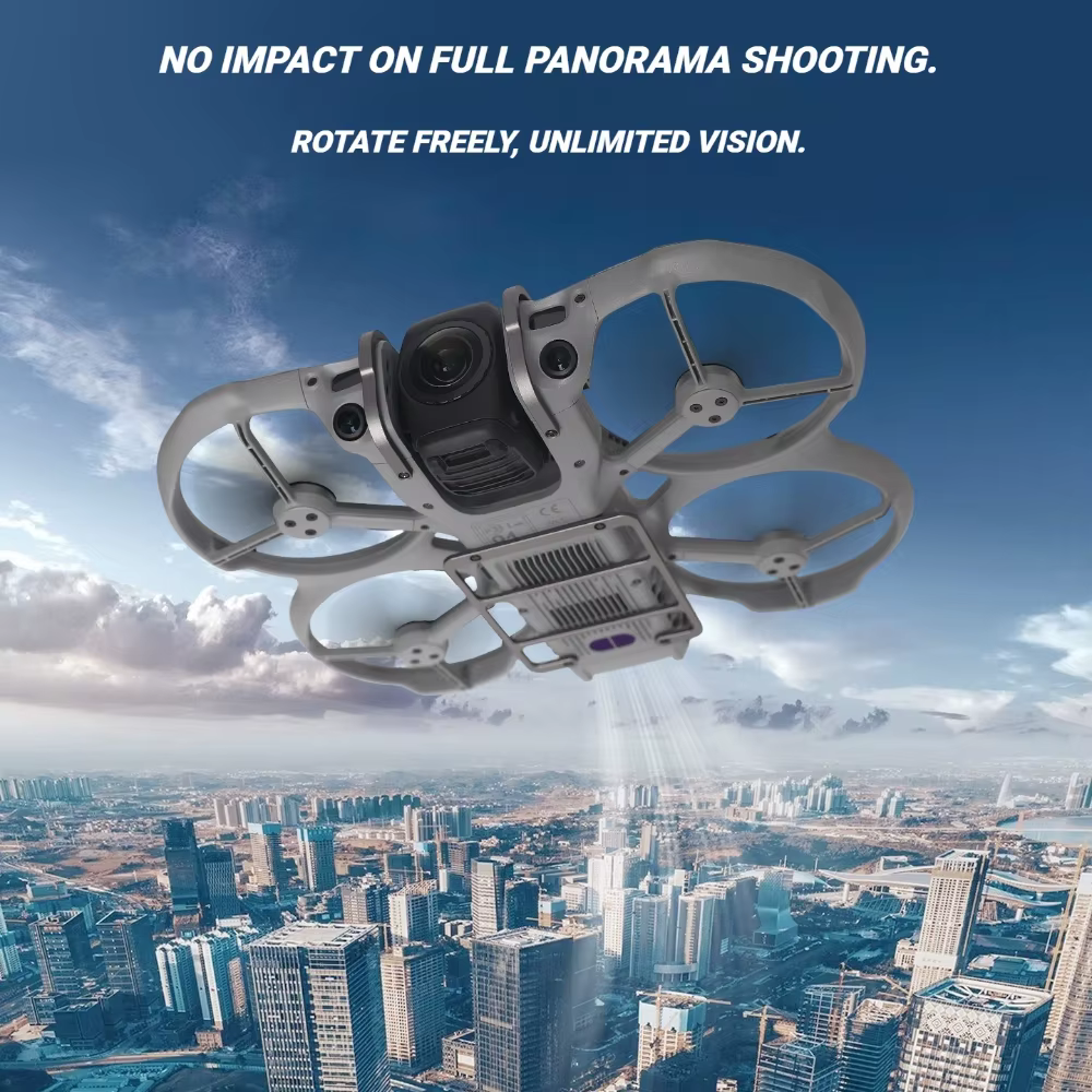 Barre de protection en alliage d'aluminium pour DJI AVATA360 avec kit d'armure de châssis, kit anti-collision en alliage pour AVATA360