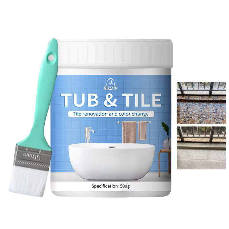 Kit de peinture pour carrelage de salle de bain 500g