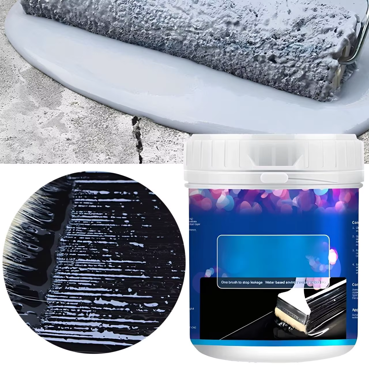 Revêtement Polyuréthane Imperméable Multi-Usages pour la Réparation des Fuites de Toiture