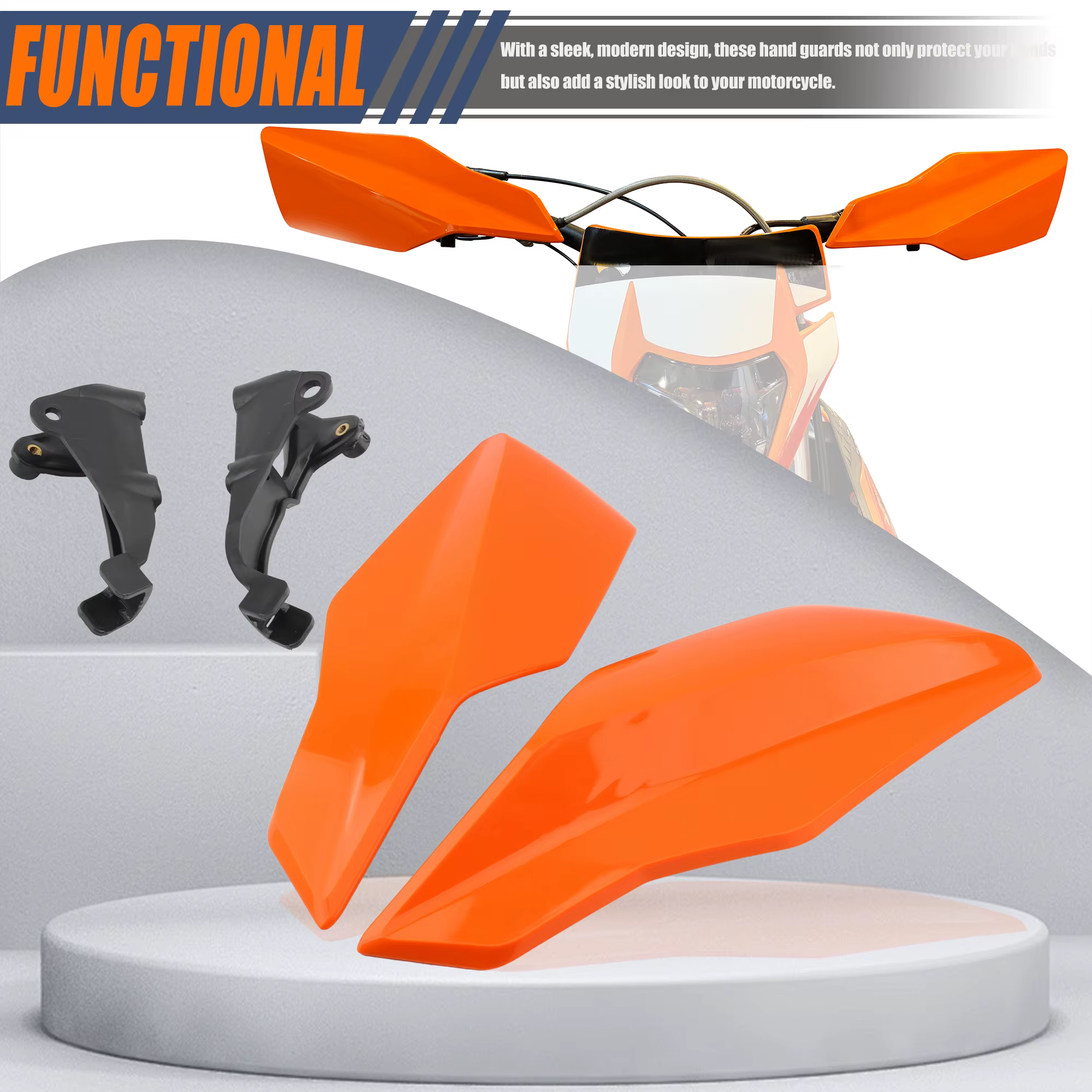 Protection des mains pour moto KTM, housse coupe-vent 300 EXC SXF XCF XCW EXCF 125-500 Enduro Dirt Bike, Protection du guidon de Motocross