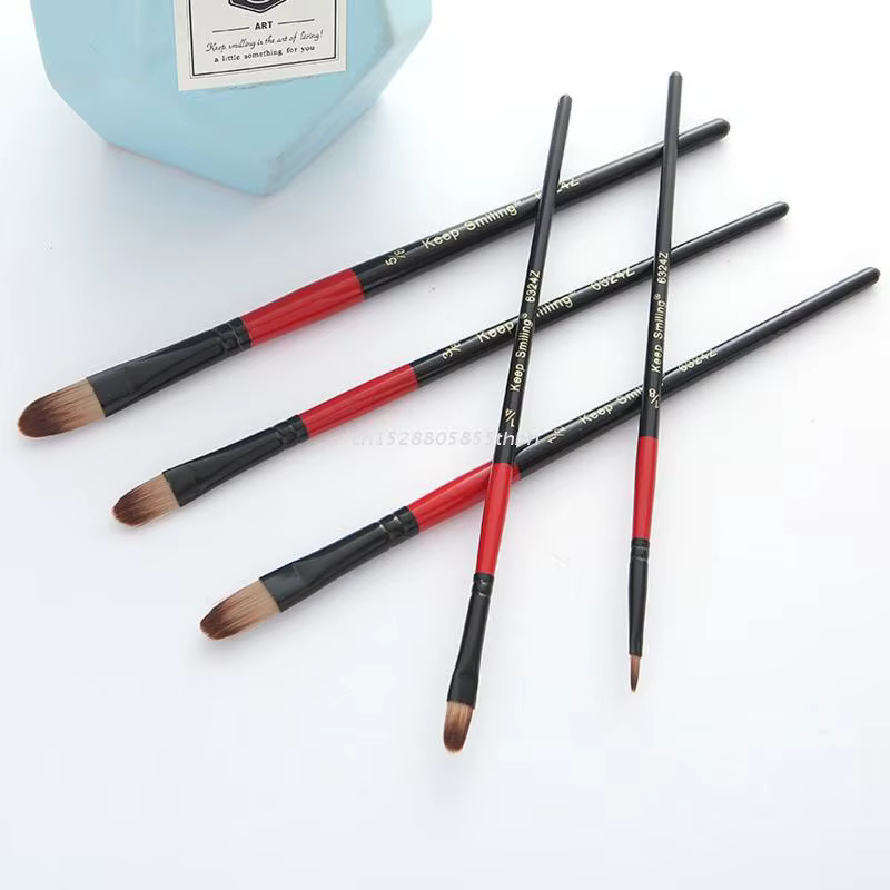 Ensemble de pinceaux de peinture à l'huile acrylique de qualité supérieure