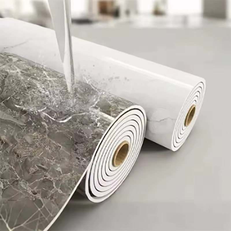 Papier peint en mousse épaisse et marbre