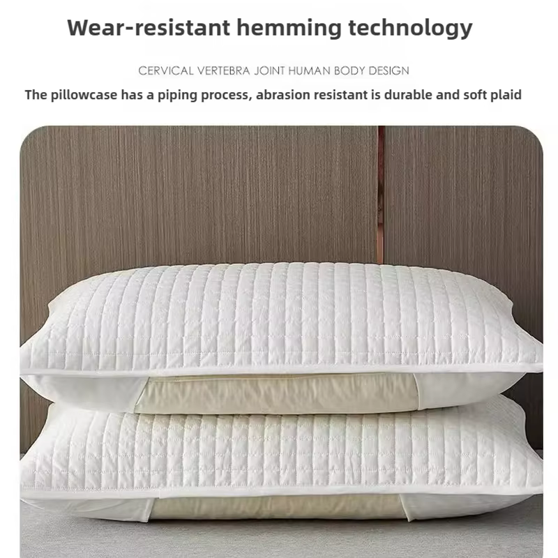 Housse de coussin à Clip, couche d'isolation d'huile de tête, étui de Protection imperméable, Anti-acariens, Protection du noyau d'oreiller (sans oreiller) 72x45cm