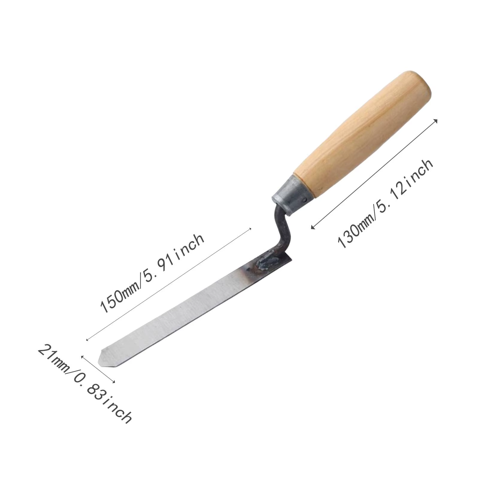 Truelle de pointage, joint de brique
