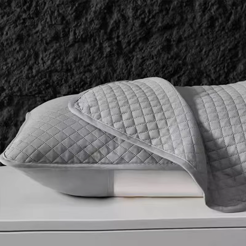 Housse de coussin à Clip, couche d'isolation d'huile de tête, étui de Protection imperméable, Anti-acariens, Protection du noyau d'oreiller (sans oreiller) 72x45cm