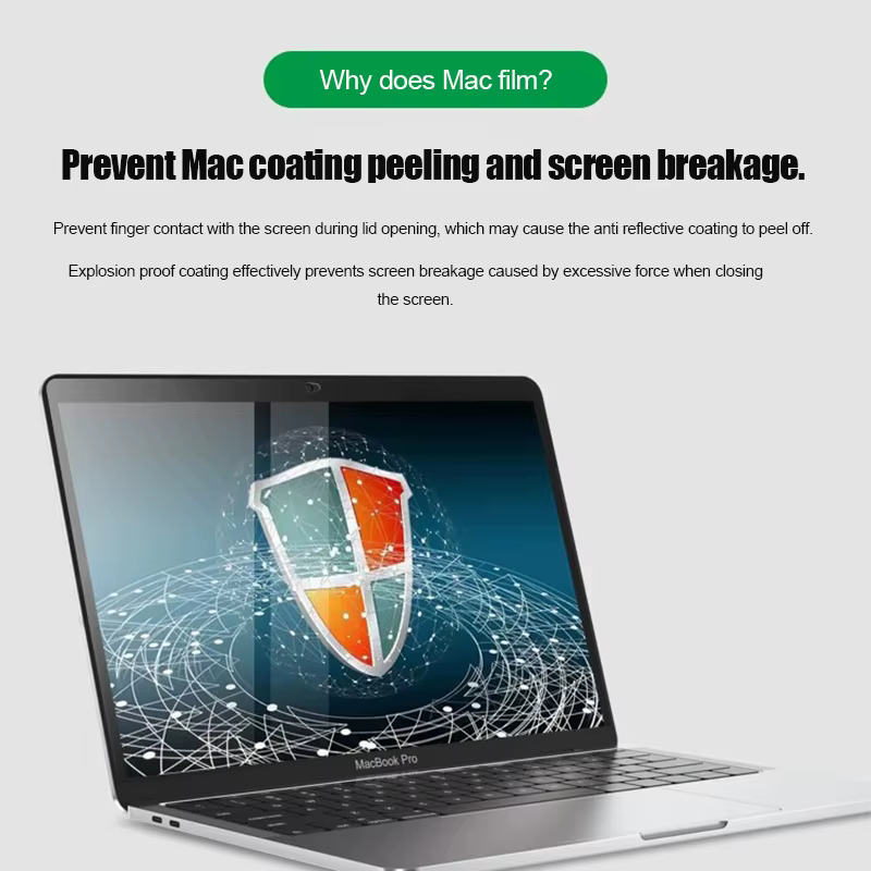 Film de protection d'écran HD pour ordinateurs portables Apple 13, 14, 15, 16 pouces, MacBook Pro 14, Air M2, protection des yeux, film Mac