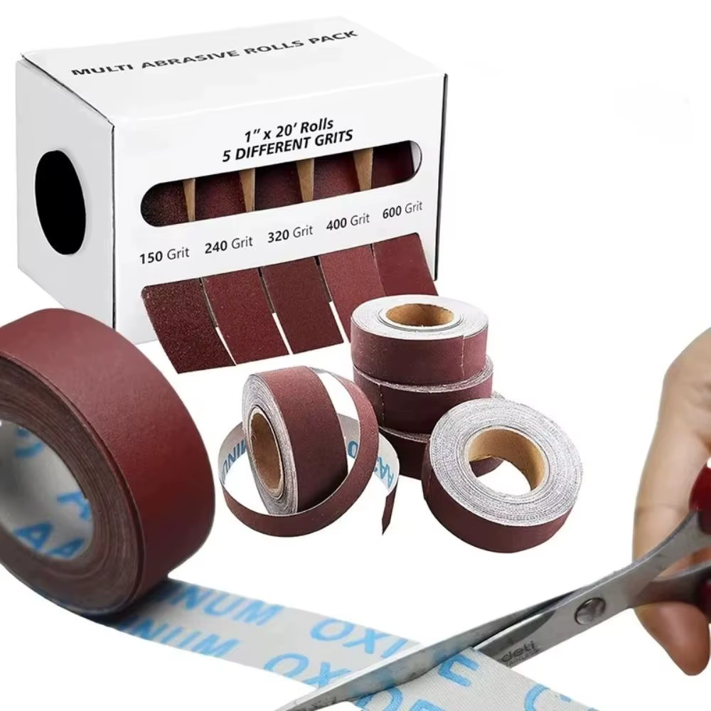 4/5/6 rouleaux de toile abrasive diamantée de grain 80/150/240/320/400/600