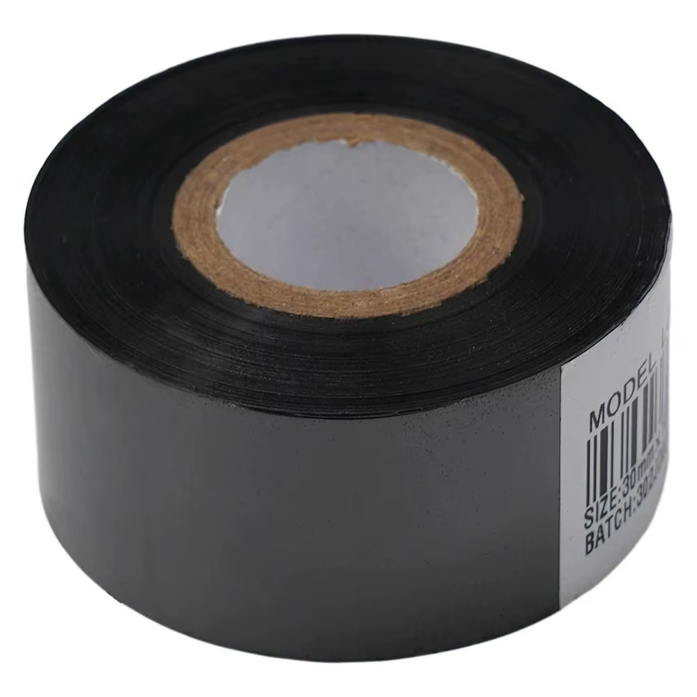 Rouleau de ruban d'imprimante noir LC1, 25/30/35mm, 100m, codage thermique, pièces de Machine d'impression, encodeur, accessoires pour Machines, 1 rouleau