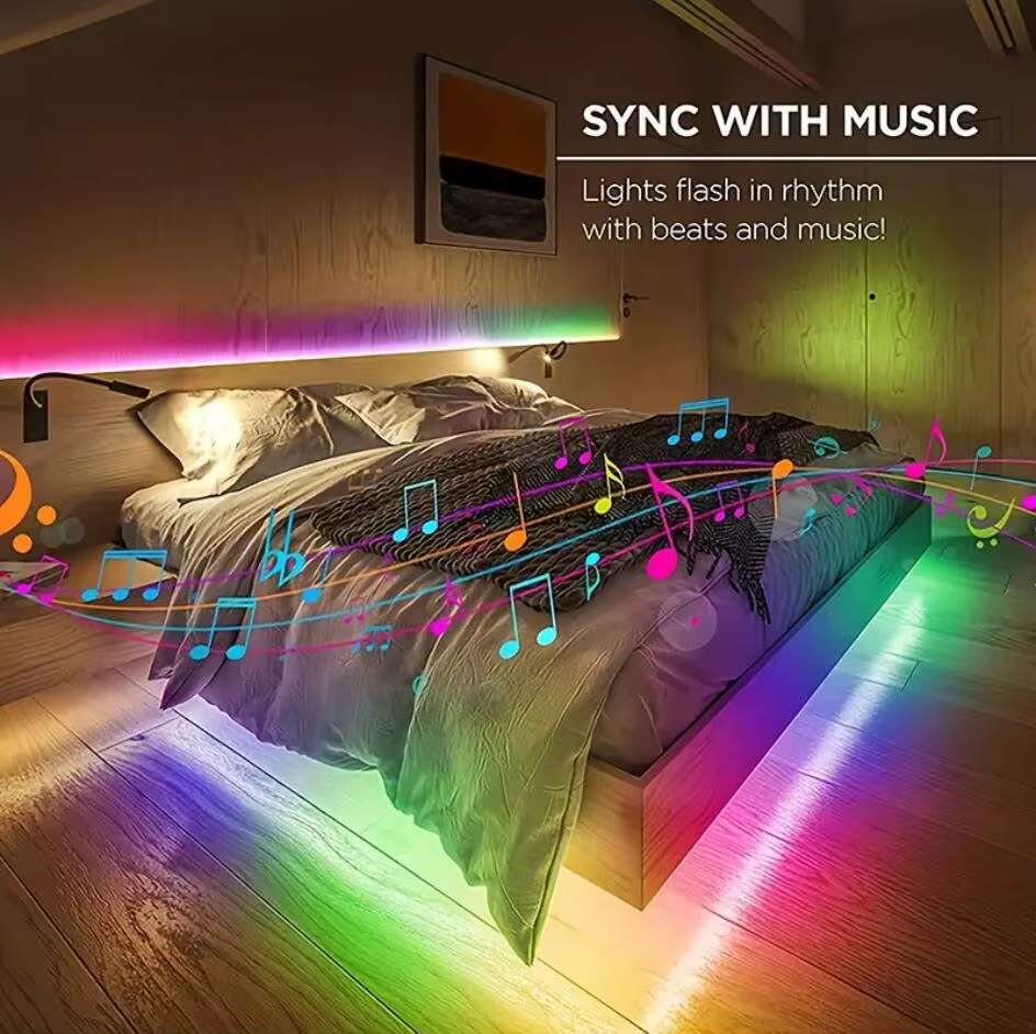Bande lumineuse LED RGBW Bluetooth 5050 DC 12V RGB WIFI, ruban Flexible, Diode étanche, pour chambre à coucher, TV, ensemble d'ordinateur + alimentation