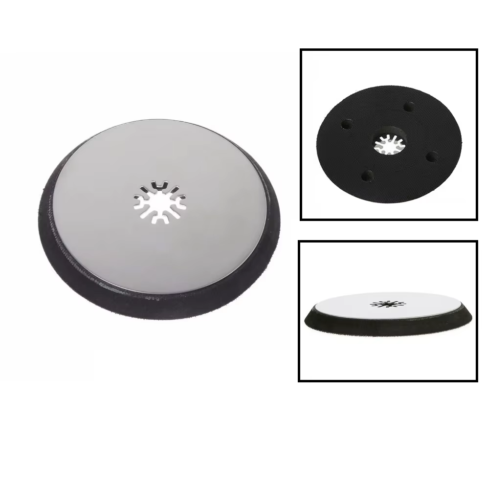 Tampon de Ponçage en Acier Inoxydable, Outil Multifonction Osccorporelle, 115mm Rond, pour Fein Multimaster Chicago