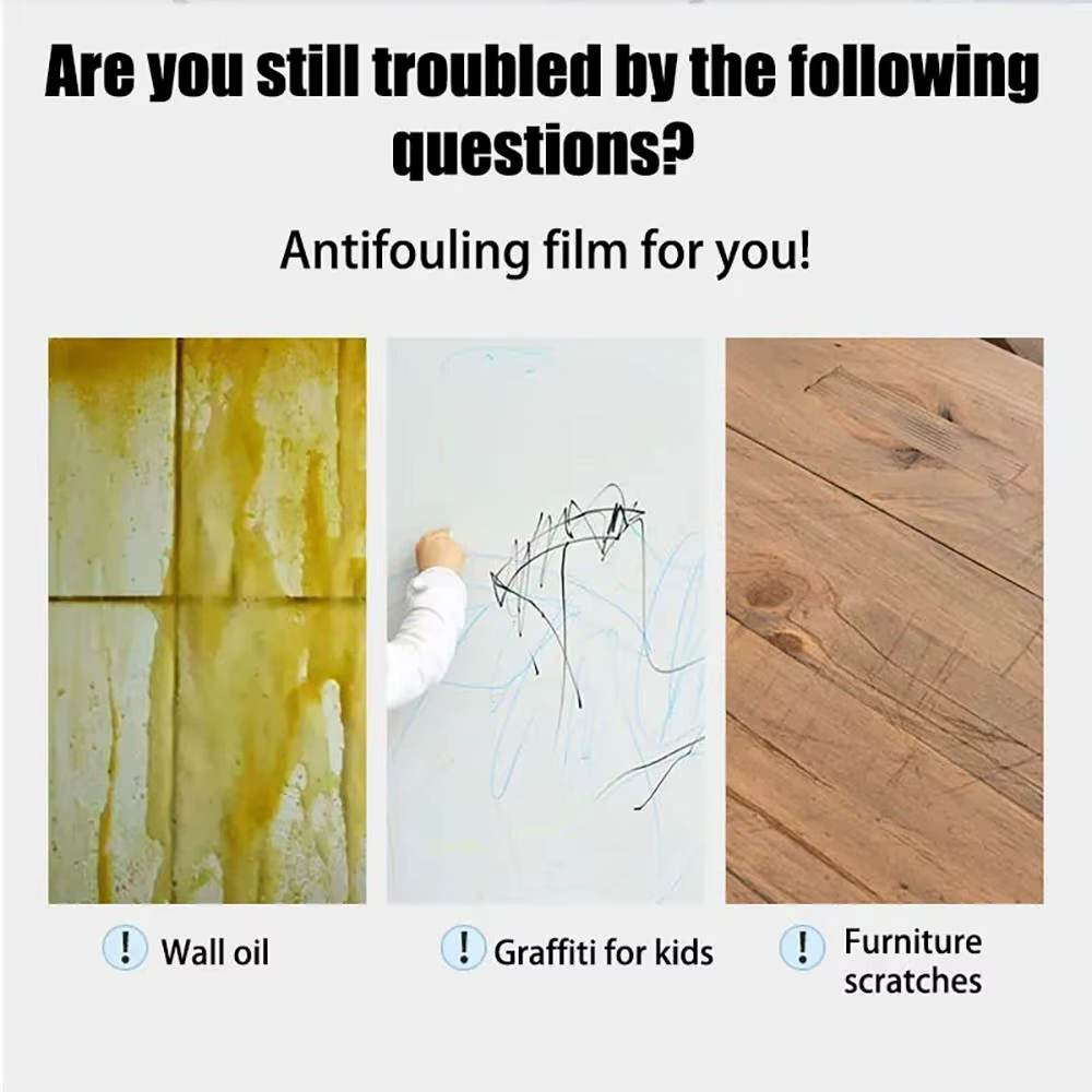 Film de Protection mural de peinture au Latex électrostatique 40/45/60cm